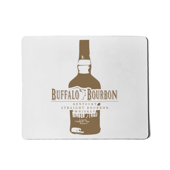 Buffalo Bourbon Whiskey Bottle Large Logo Mousepad