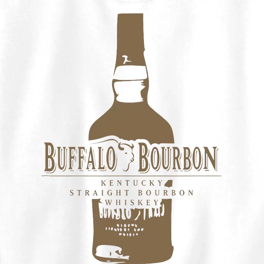 Buffalo Bourbon Whiskey Bottle Large Logo Kids Sweatshirt