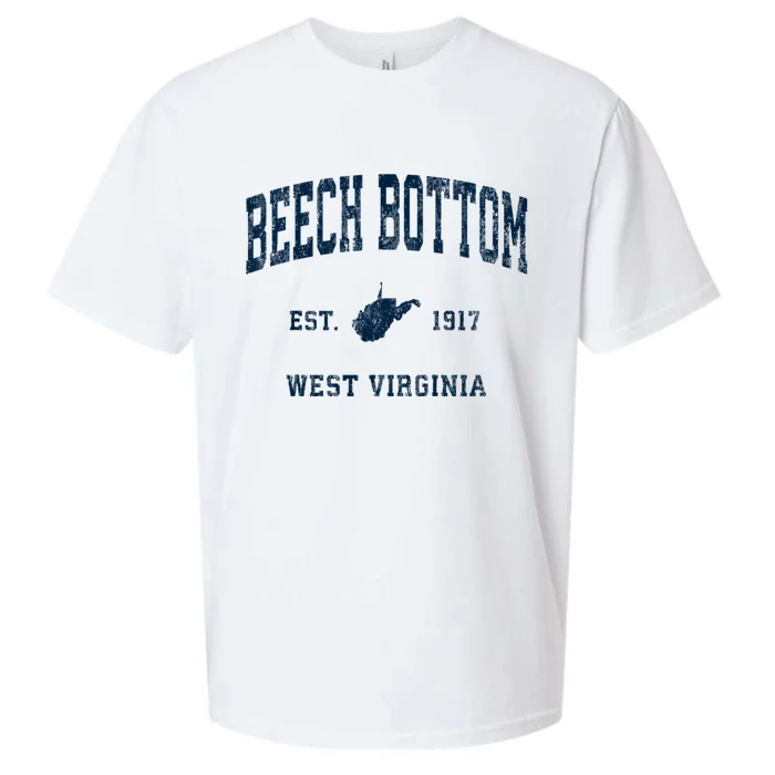 Beech Bottom West Virginia Wv Vintage Athletic Sports Sueded Cloud Jersey T-Shirt