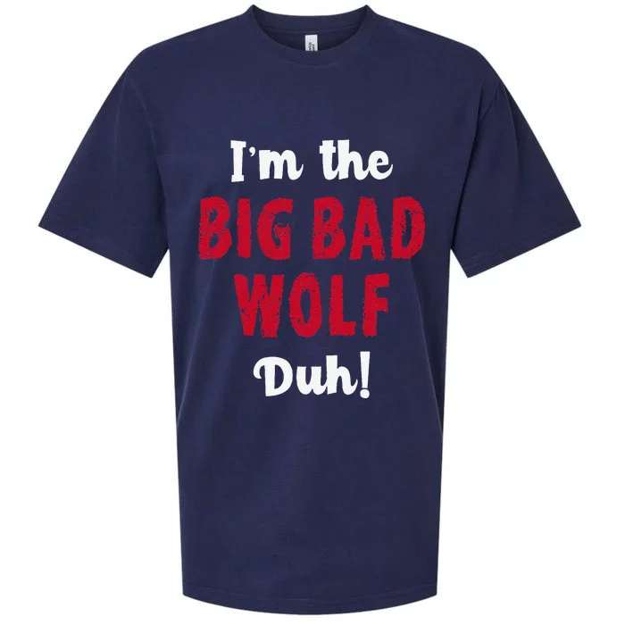 Big Bad Wolf Costume Halloween Duh! Funny Sueded Cloud Jersey T-Shirt