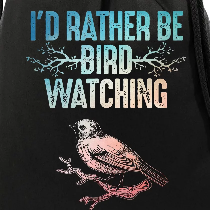 Best Bird Watching For Women Birding Nerd Drawstring Bag