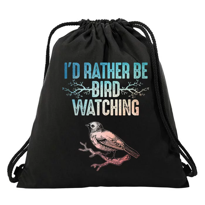 Best Bird Watching For Women Birding Nerd Drawstring Bag