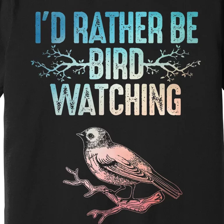 Best Bird Watching For Women Birding Nerd Premium T-Shirt