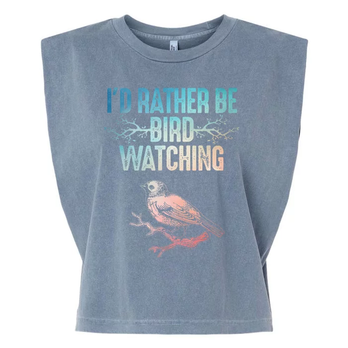 Best Bird Watching For Women Birding Nerd Garment-Dyed Women's Muscle Tee