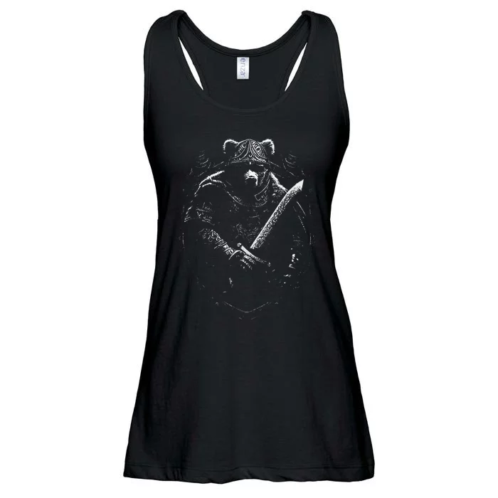 Berserker Bear Warrior Odin Norse Mythology Vikings Ladies Essential Flowy Tank