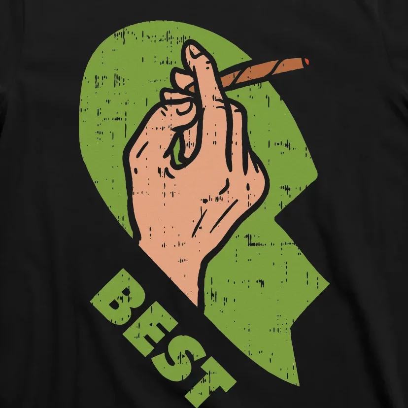 Best Buds Weed Matching Couple Joint Stoner Friends T-Shirt