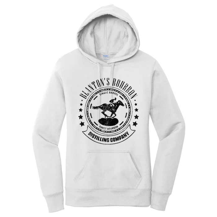 Blantons Bourbon Whiskey Distilling Company Women's Pullover Hoodie