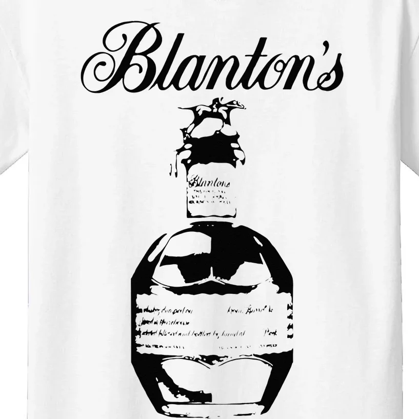 Blantons Bourbon Whiskey Kentucky Distillery Trail Kids T-Shirt