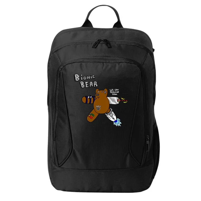 Bionic Bear We Can Rebuilt Him City Backpack