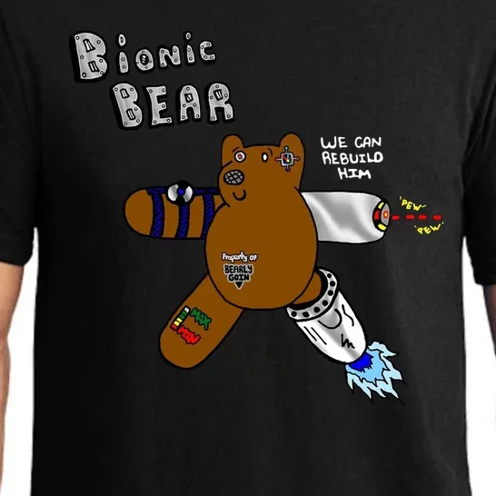 Bionic Bear We Can Rebuilt Him Pajama Set