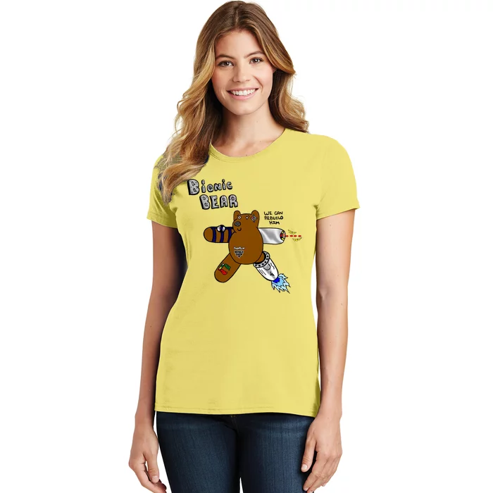 Bionic Bear We Can Rebuilt Him Women's T-Shirt