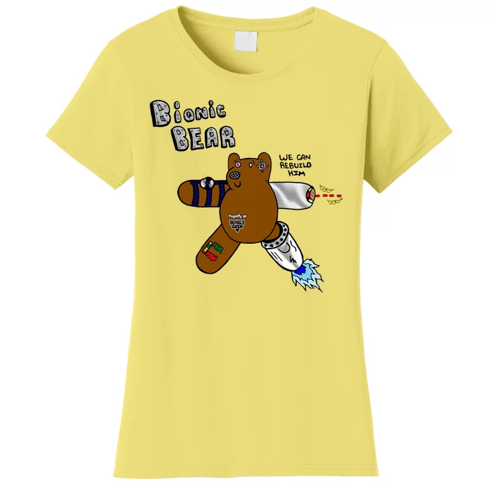 Bionic Bear We Can Rebuilt Him Women's T-Shirt