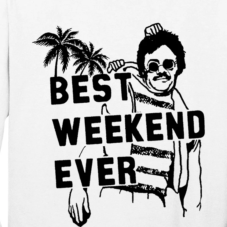 Bernies Best Weekend Ever Cool Beer Drinking Long Sleeve Shirt