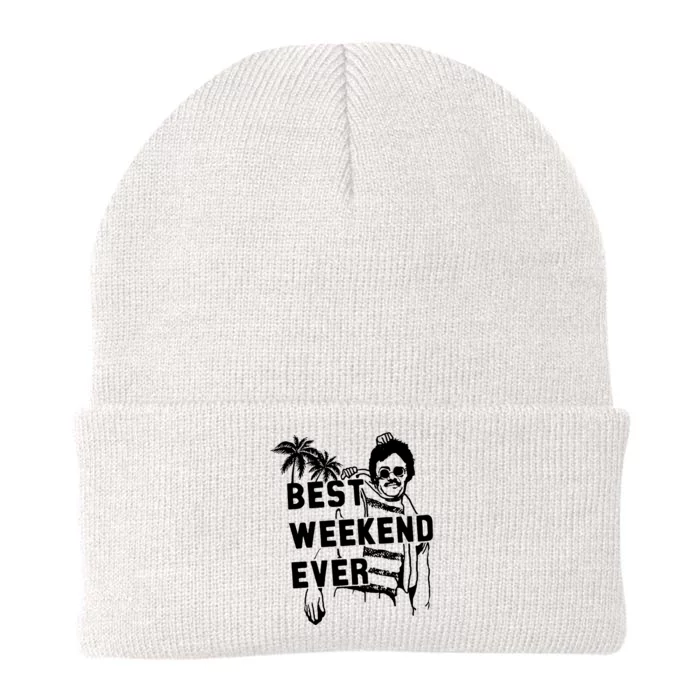 Bernies Best Weekend Ever Cool Beer Drinking Knit Cap Winter Beanie