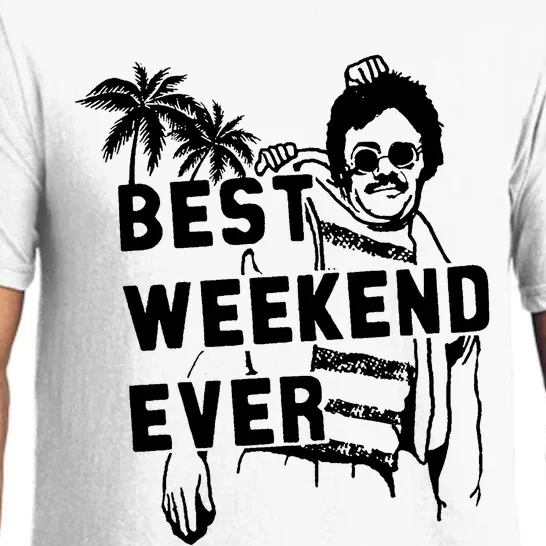 Bernies Best Weekend Ever Cool Beer Drinking Pajama Set