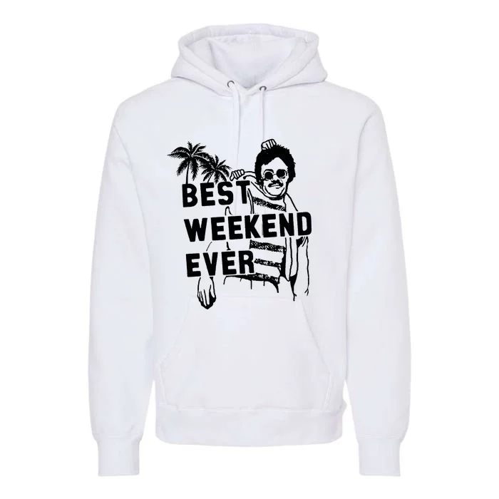 Bernies Best Weekend Ever Cool Beer Drinking Premium Hoodie