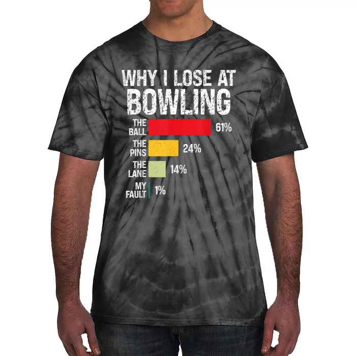 Bowling Bowler Women Funny Bowling Player Lover Team Pun Tie-Dye T-Shirt