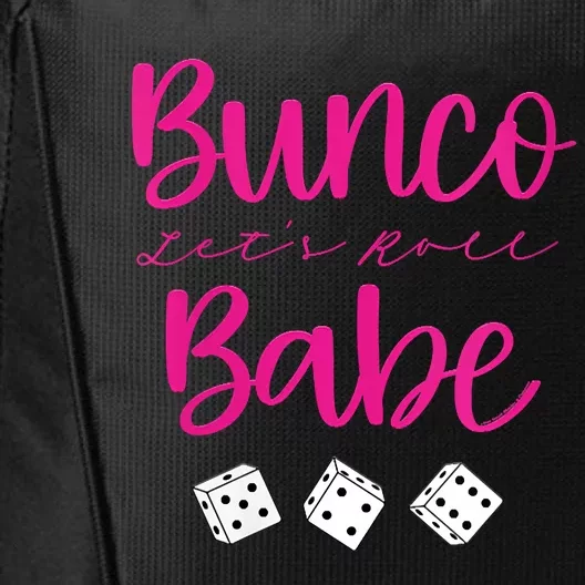 Bunco Babe Womens Funny Sarcastic Humor City Backpack