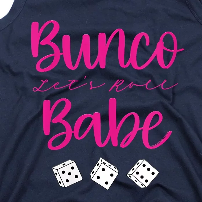 Bunco Babe Womens Funny Sarcastic Humor Tank Top