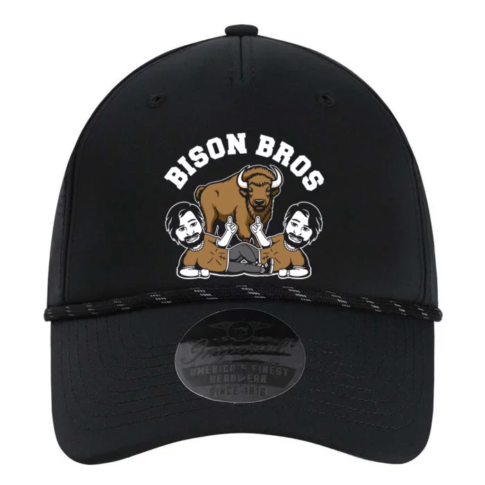 Bison Bro Wildlife Animal American Bison Funny Gift Performance The Dyno Cap