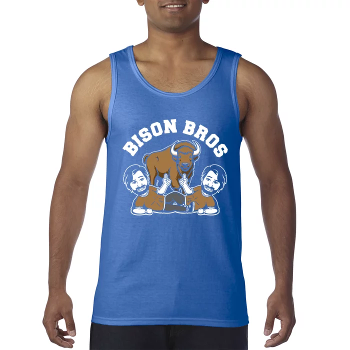 Bison Bro Wildlife Animal American Bison Funny Gift Tank Top