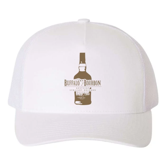 Buffalo Bourbon Whiskey Bottle Large Logo Yupoong Adult 5-Panel Trucker Hat