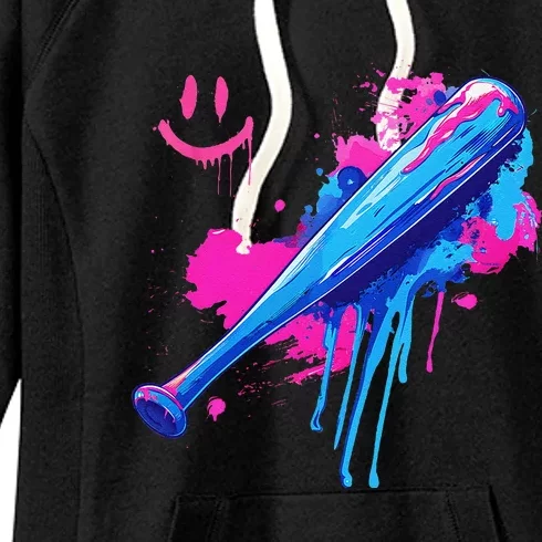 Baseball Bat With Sprinkles Drip Gift Women's Fleece Hoodie