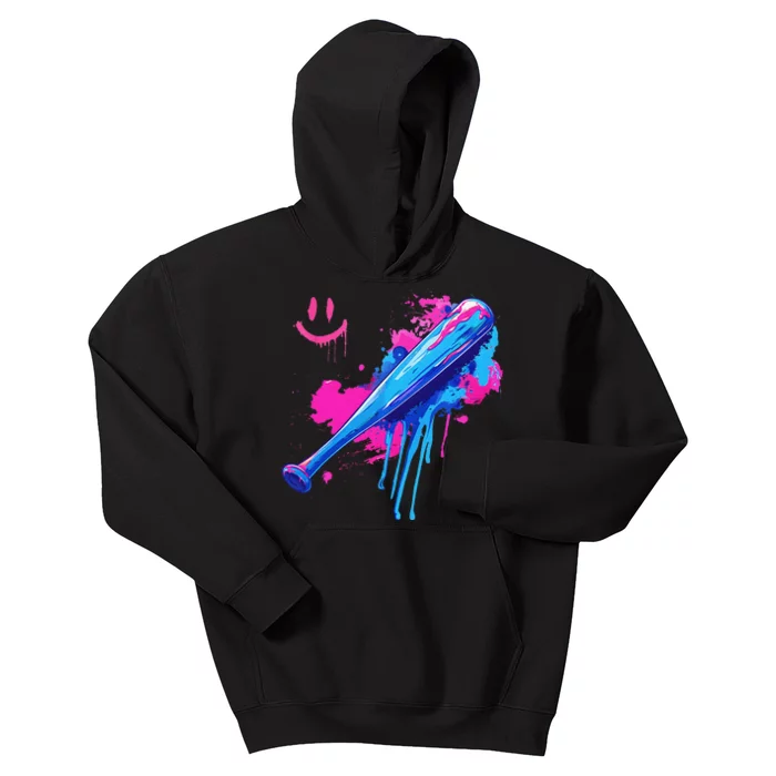 Baseball Bat With Sprinkles Drip Gift Kids Hoodie