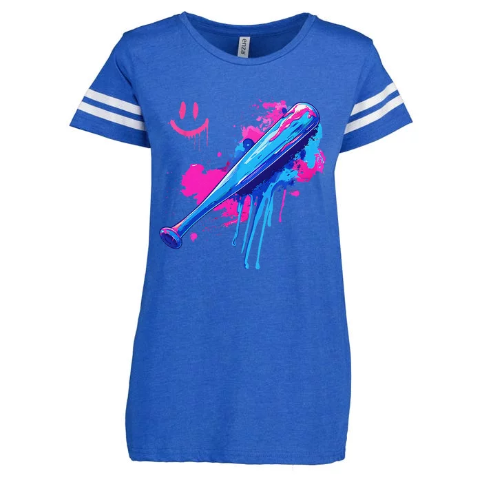 Baseball Bat With Sprinkles Drip Gift Enza Ladies Jersey Football T-Shirt