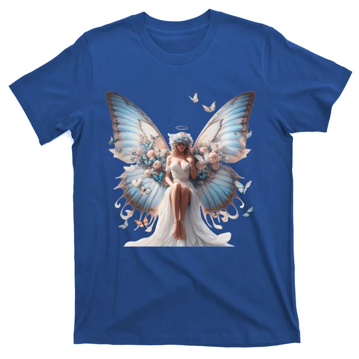 Beautiful Butterfly Wings Angel Rainbow Butterflies Gift T-Shirt