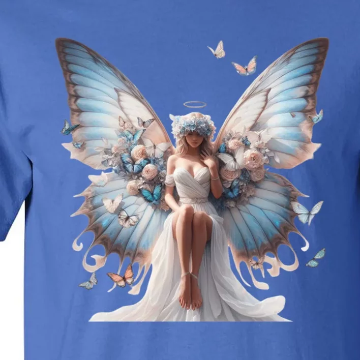 Beautiful Butterfly Wings Angel Rainbow Butterflies Gift Tall T-Shirt