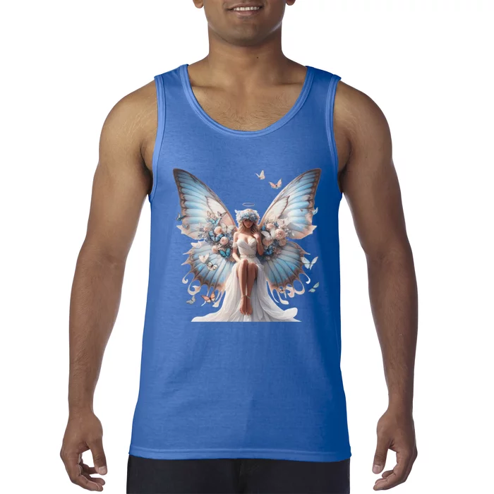 Beautiful Butterfly Wings Angel Rainbow Butterflies Gift Tank Top