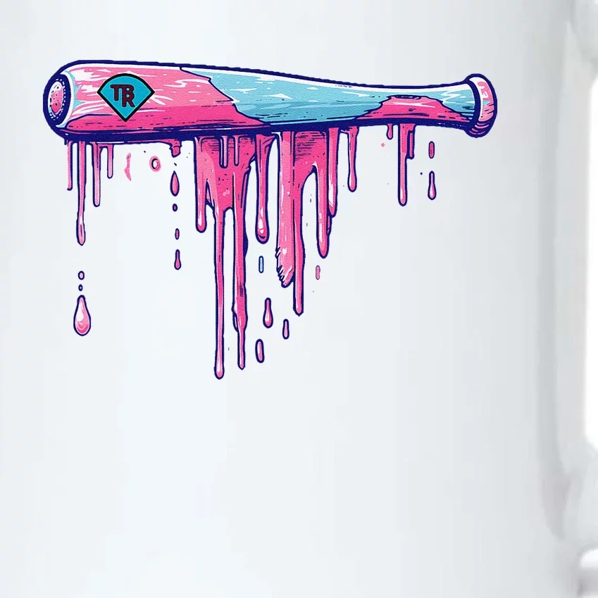 Baseball Bat With Sprinkles Drip Gift Black Color Changing Mug