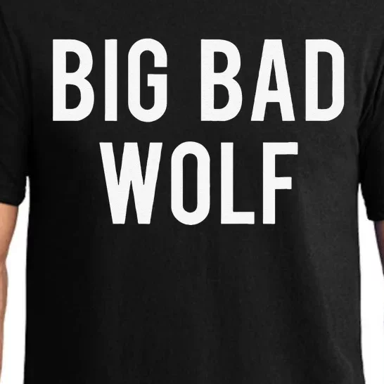 Big Bad Wolf Funny Wolves Werewolf Cool Dog Gift Tee Pajama Set