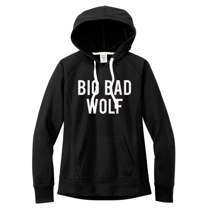 Big Bad Wolf Funny Wolves Werewolf Cool Dog Gift Tee Women's Fleece Hoodie