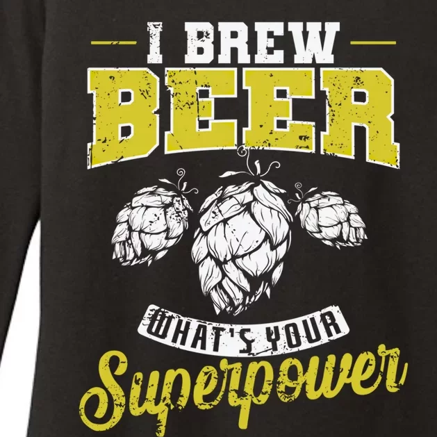 Brewing Beer What Is Your Superpower Great Gift Womens CVC Long Sleeve Shirt