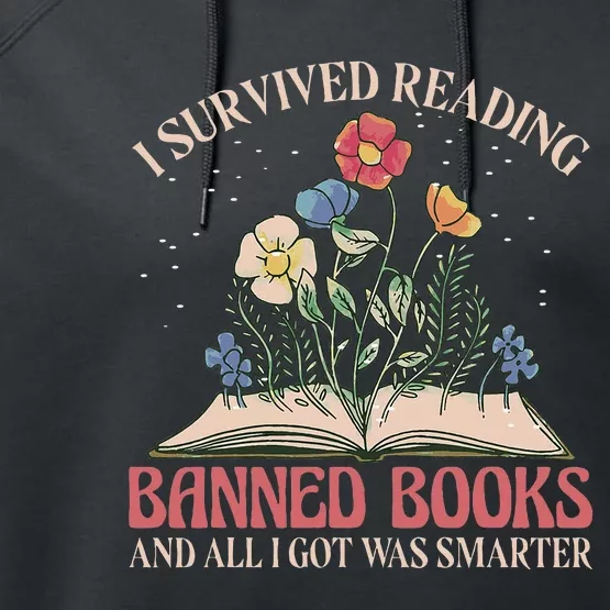 Banned Books Week Bookworm Banned Books Reader Performance Fleece Hoodie