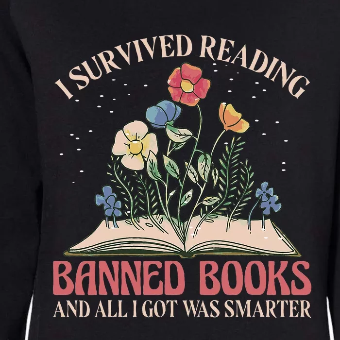 Banned Books Week Bookworm Banned Books Reader Womens California Wash Sweatshirt