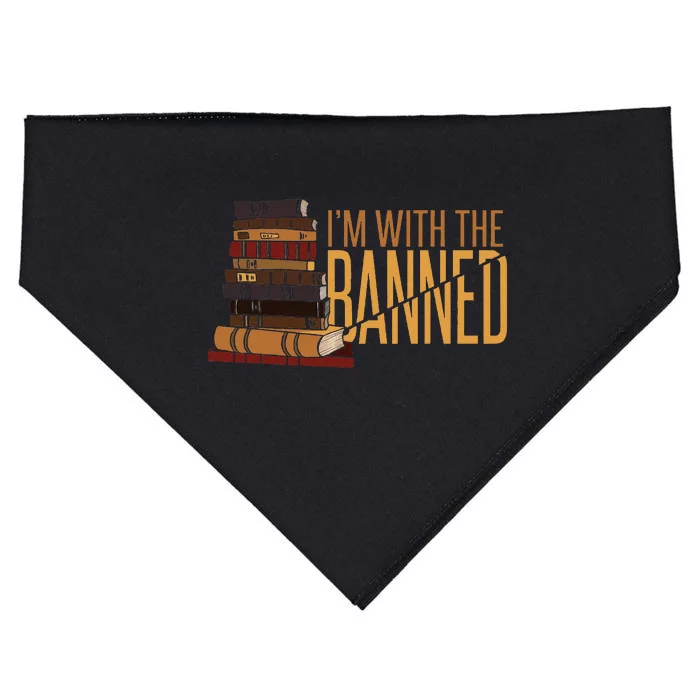 Banned Books Week Librarian IM With The Banned USA-Made Doggie Bandana