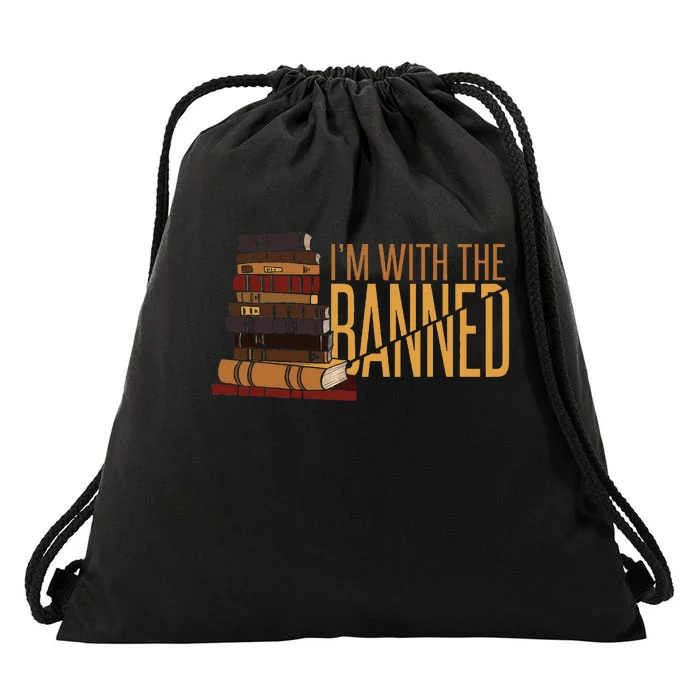 Banned Books Week Librarian IM With The Banned Drawstring Bag