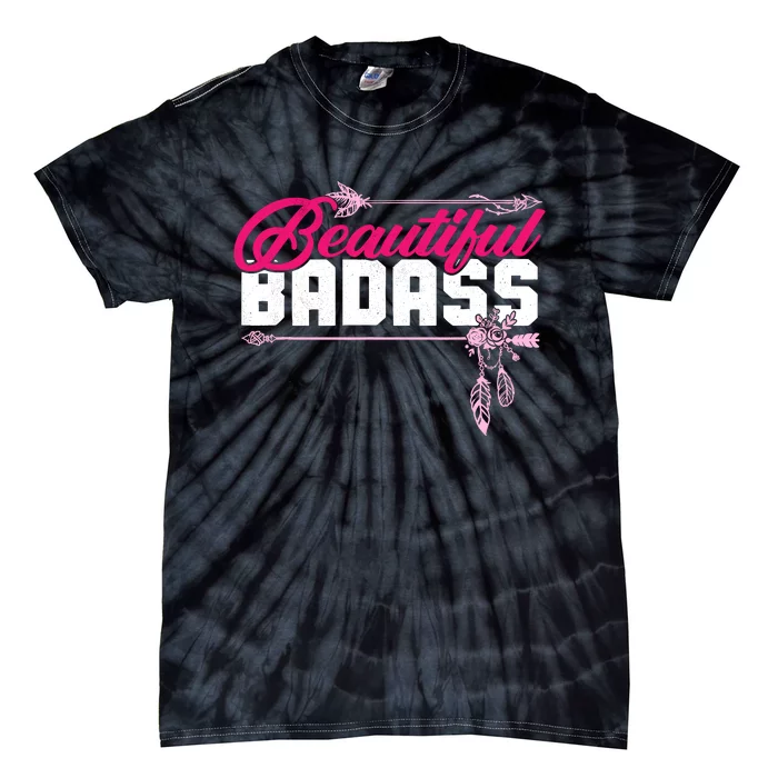 Beautiful Badass | Wo Empowerment Pink Tie-Dye T-Shirt