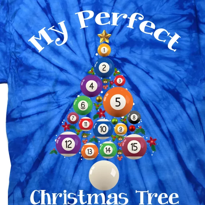 Billiard Ball Xmas Tree Meaningful Gift Pool Billiards Christmas Great Gift Tie-Dye T-Shirt