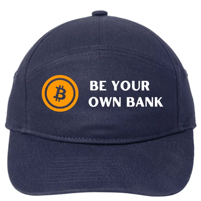 Bitcoin Be Your Own Bank 7-Panel Snapback Hat