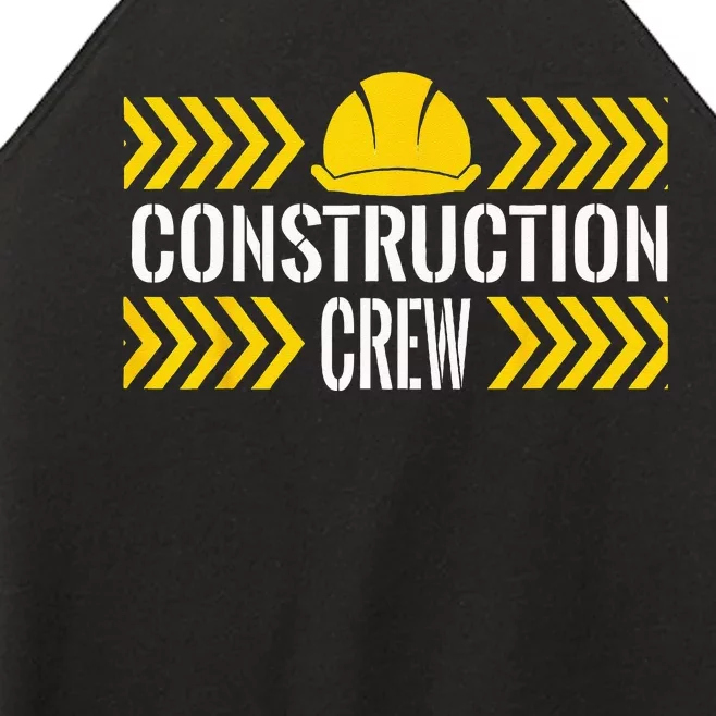 Birthday Crew 1st Construction Birthday Truck Party Women’s Perfect Tri Rocker Tank