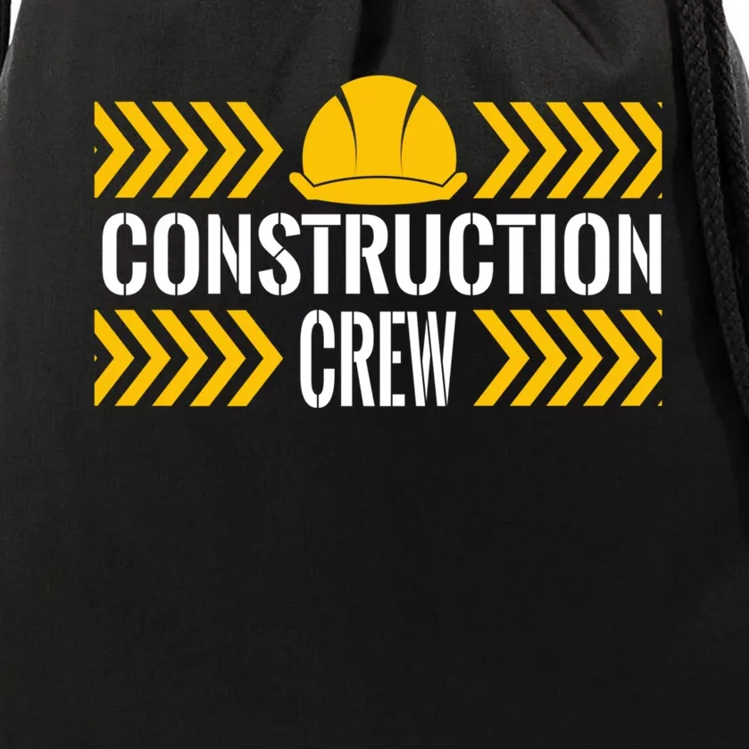 Birthday Crew 1st Construction Birthday Truck Party Drawstring Bag