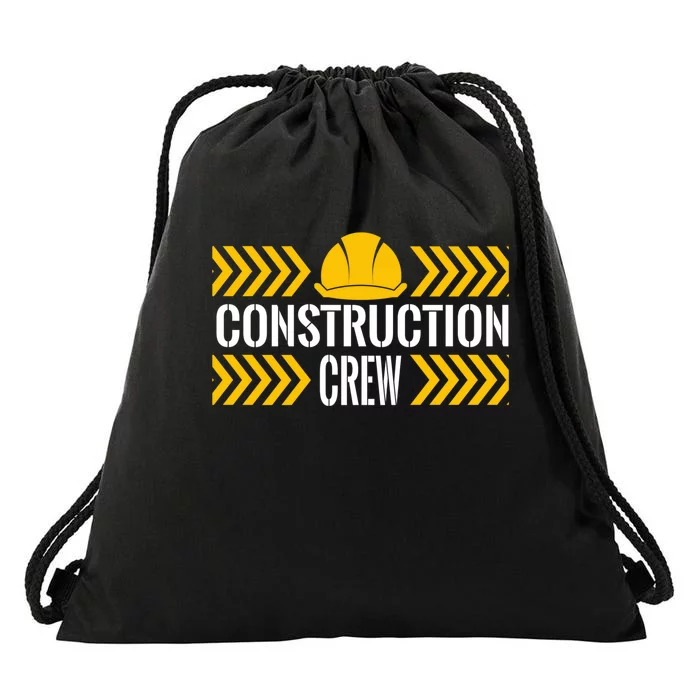 Birthday Crew 1st Construction Birthday Truck Party Drawstring Bag