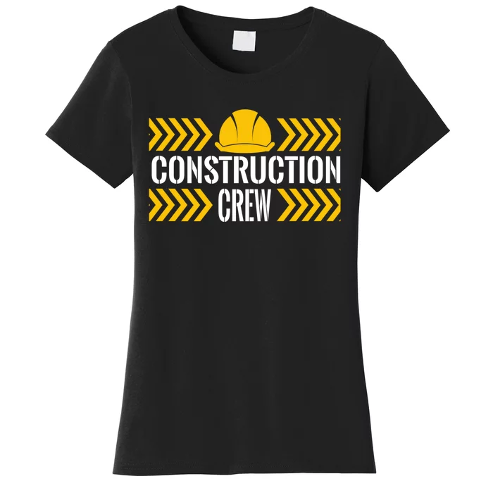 Birthday Crew 1st Construction Birthday Truck Party Women's T-Shirt