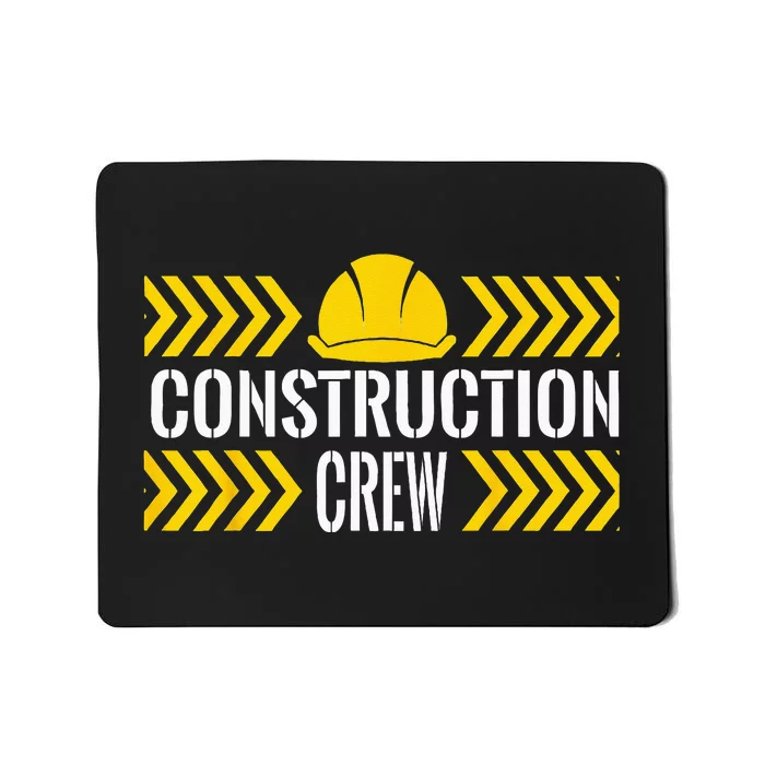 Birthday Crew 1st Construction Birthday Truck Party Mousepad