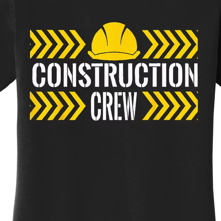 Birthday Crew 1st Construction Birthday Truck Party Women's T-Shirt