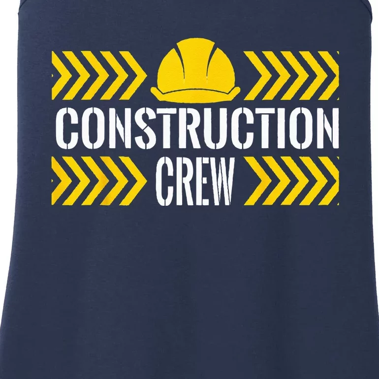 Birthday Crew 1st Construction Birthday Truck Party Ladies Essential Tank